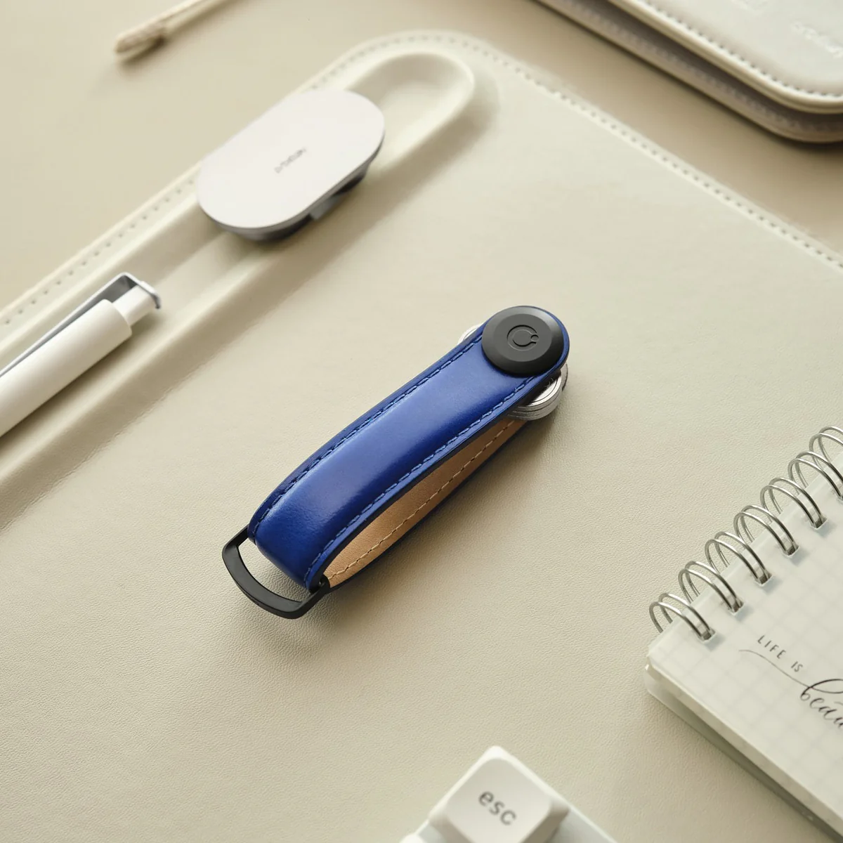 ORBITKEY - KEY ORGANIZER | LEATHER | ULTRAMARINE