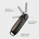 ORBITKEY - KEY ORGANIZER | LEATHER | SAND