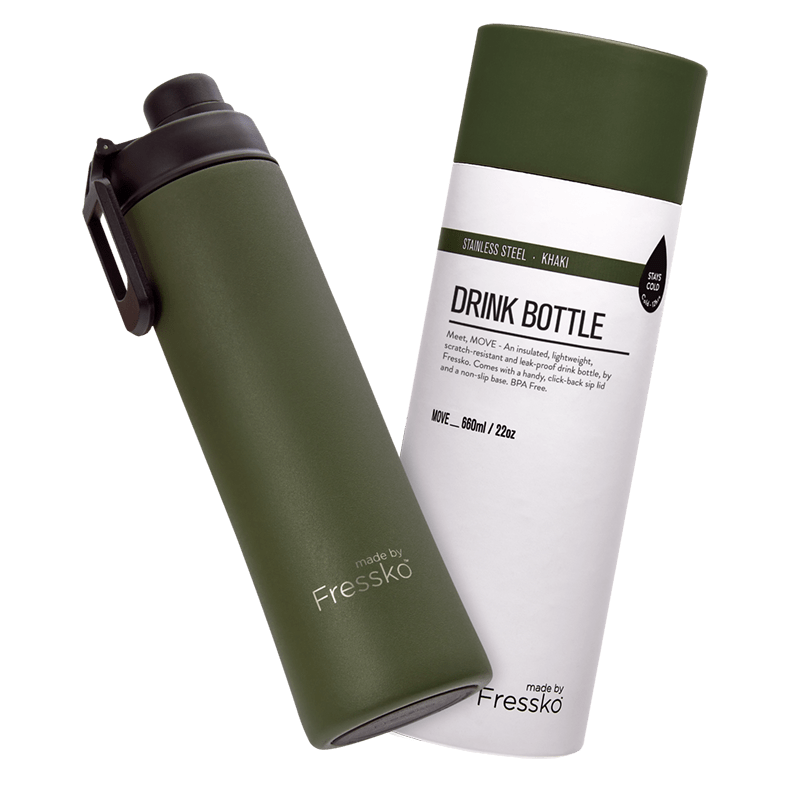 MADE BY FRESSKO - MOVE 660ML DRINK BOTTLE | KHAKI