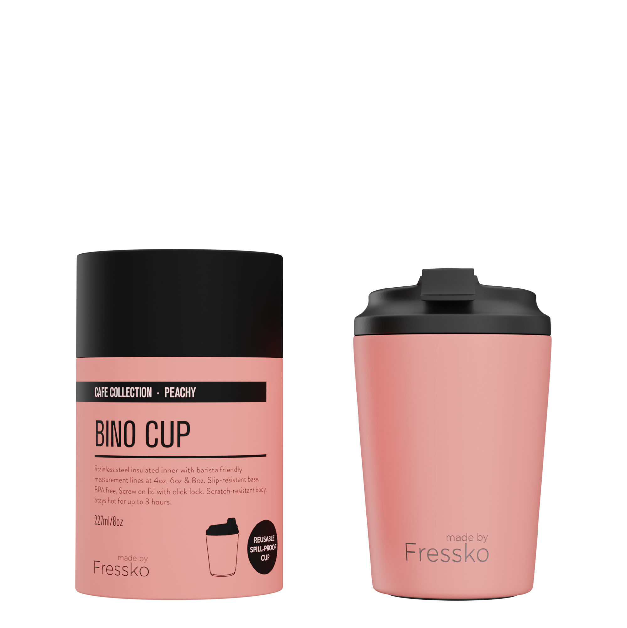 MADE BY FRESSKO - BINO CUP | 8OZ | PEACHY