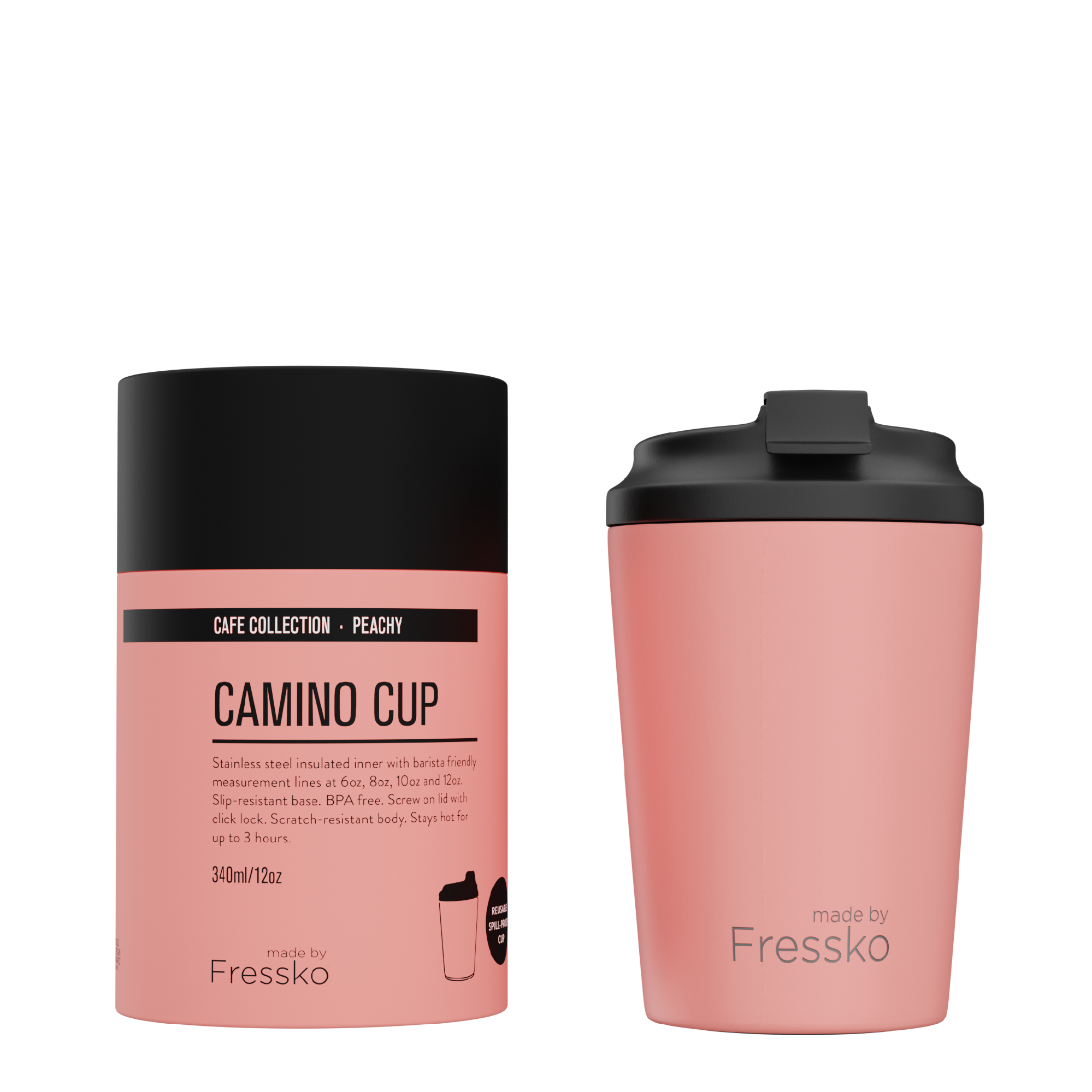 MADE BY FRESSKO - CAMINO CUP | 12OZ | PEACHY