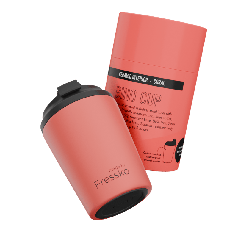 MADE BY FRESSKO - BINO CUP | CERAMIC | 8OZ | CORAL