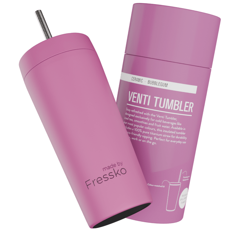 MADE BY FRESSKO - VENTI TUMBLER | CERAMIC | BUBBLEGUM