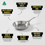 SOLIDTEKNICS - NONI | 31CM STAINLESS STEEL SAUTEUSE