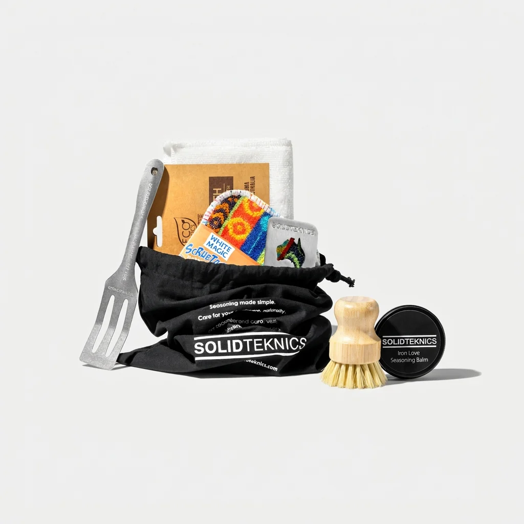 SOLIDTEKNICS - CAREKIT SEASONING, CLEANING & CARE KIT