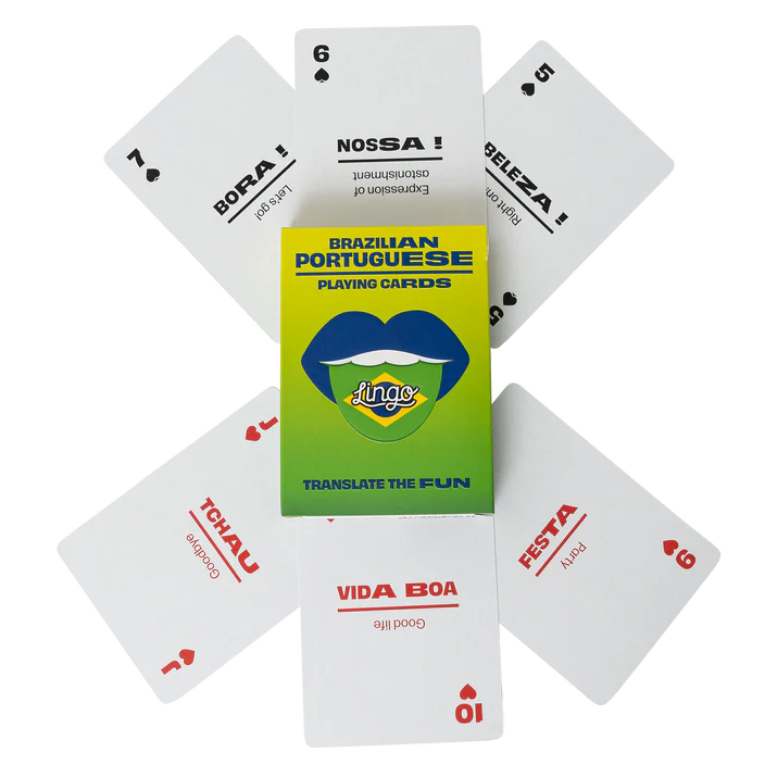 LINGO - PLAYING CARDS | BRAZILIAN/PORTUGUESE WAYFARER TIN