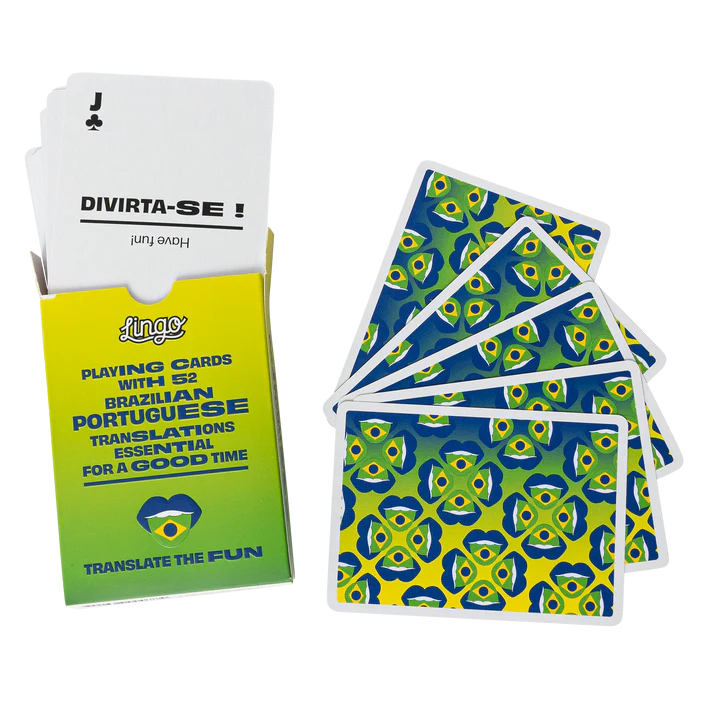 LINGO - PLAYING CARDS | BRAZILIAN/PORTUGUESE WAYFARER TIN