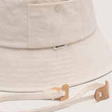 WILL + BEAR - BILLIE BONE | REMOVABLE STRING BUCKET HAT | MEDIUM
