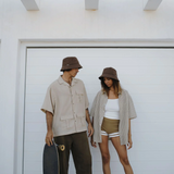 WILL + BEAR - BILLIE BROWN | REMOVABLE STRING BUCKET HAT | SMALL