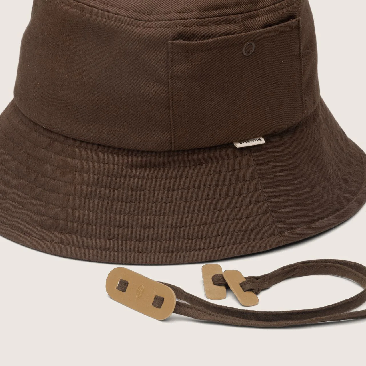 WILL + BEAR - BILLIE BROWN | REMOVABLE STRING BUCKET HAT | LARGE