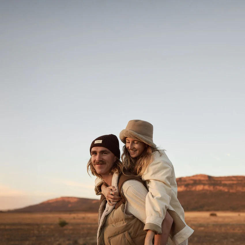 WILL + BEAR - LEVI DARK BROWN |  WOOL BEANIE