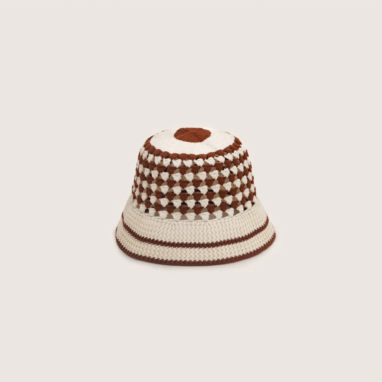 WILL + BEAR - CHELSEA BROWN | CROCHET BUCKET HAT [SIZE:L]