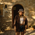 WILL + BEAR - CHELSEA BROWN | CROCHET BUCKET HAT [SIZE:L]