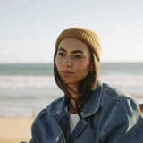 WILL + BEAR - TOBY FISHERMAN BEANIE [CLR:MUSTARD]