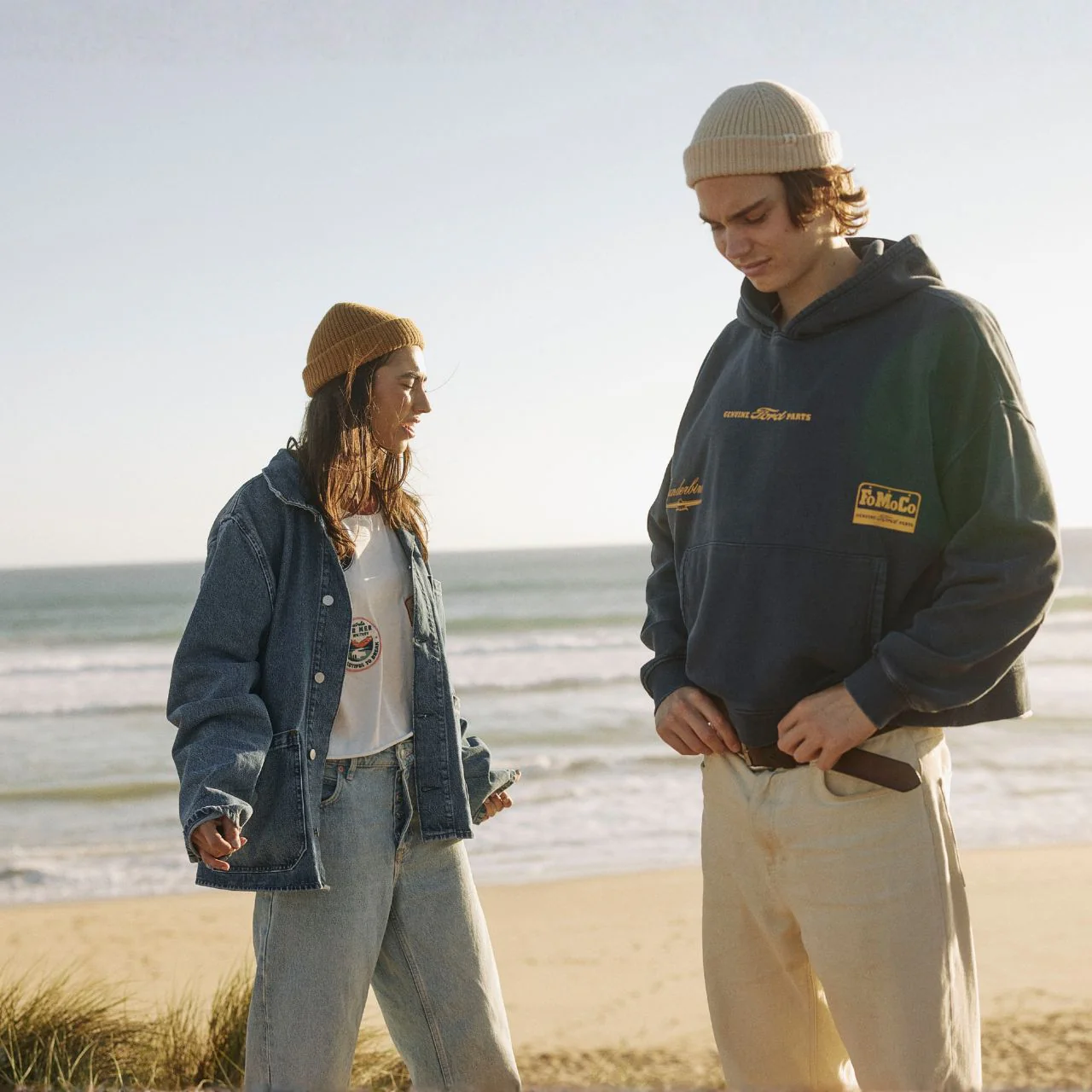 WILL + BEAR - TOBY FISHERMAN BEANIE [CLR:MUSTARD]