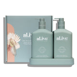 AL.IVE BODY - KAFFIR LIME & GREEN TEA DUO | 2 X 500ML BOTTLES