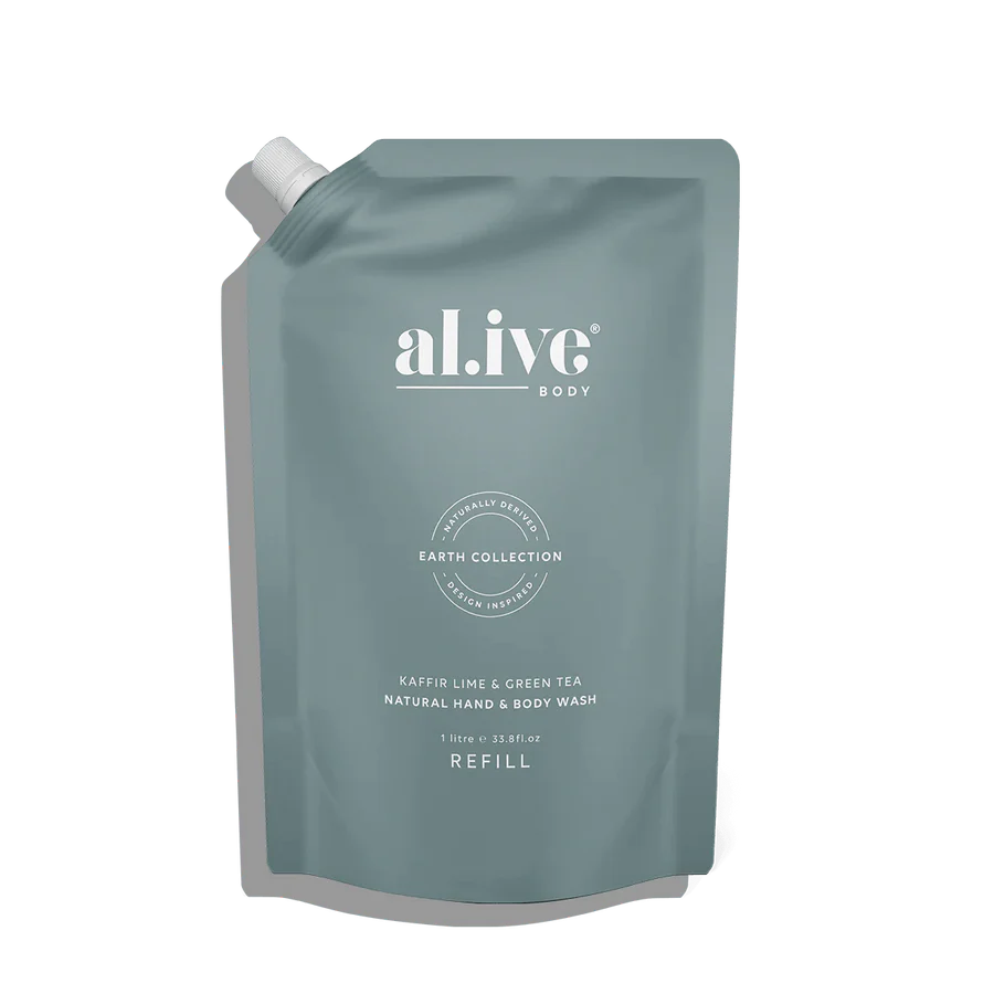 AL.IVE BODY - KAFFIR LIME & GREEN TEA WASH REFILL