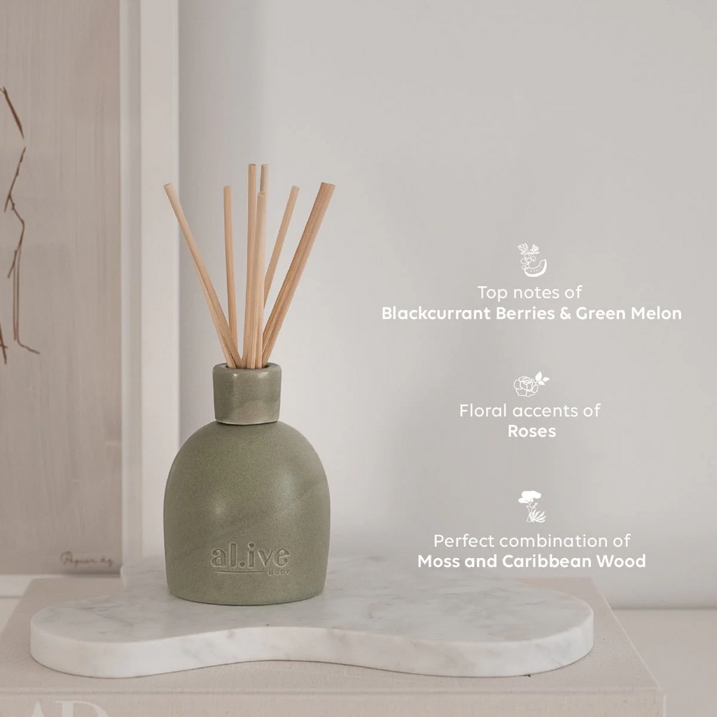 ALIVE BODY - BLACKCURRANT & CARIBBEAN WOOD DIFFUSER