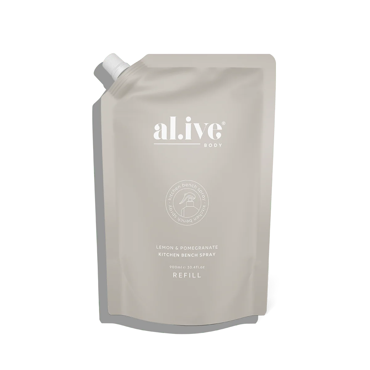 AL.IVE BODY - KITCHEN BENCH SPRAY REFILL | LEMON & POMEGRANATE