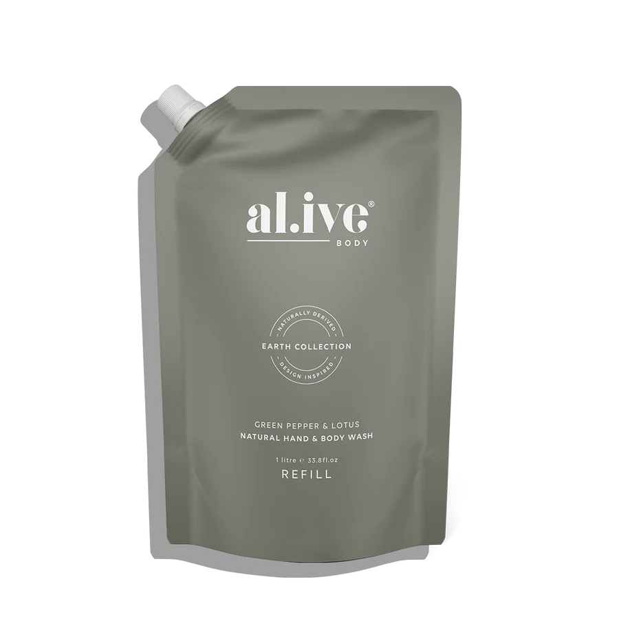 AL.IVE BODY - GREEN PEPPER & LOTUS WASH REFILL