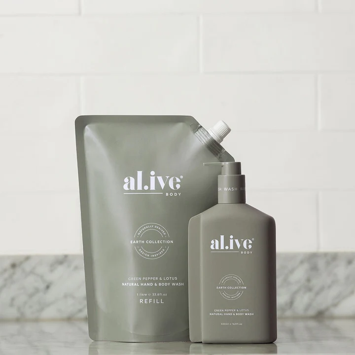 AL.IVE BODY - GREEN PEPPER & LOTUS WASH REFILL