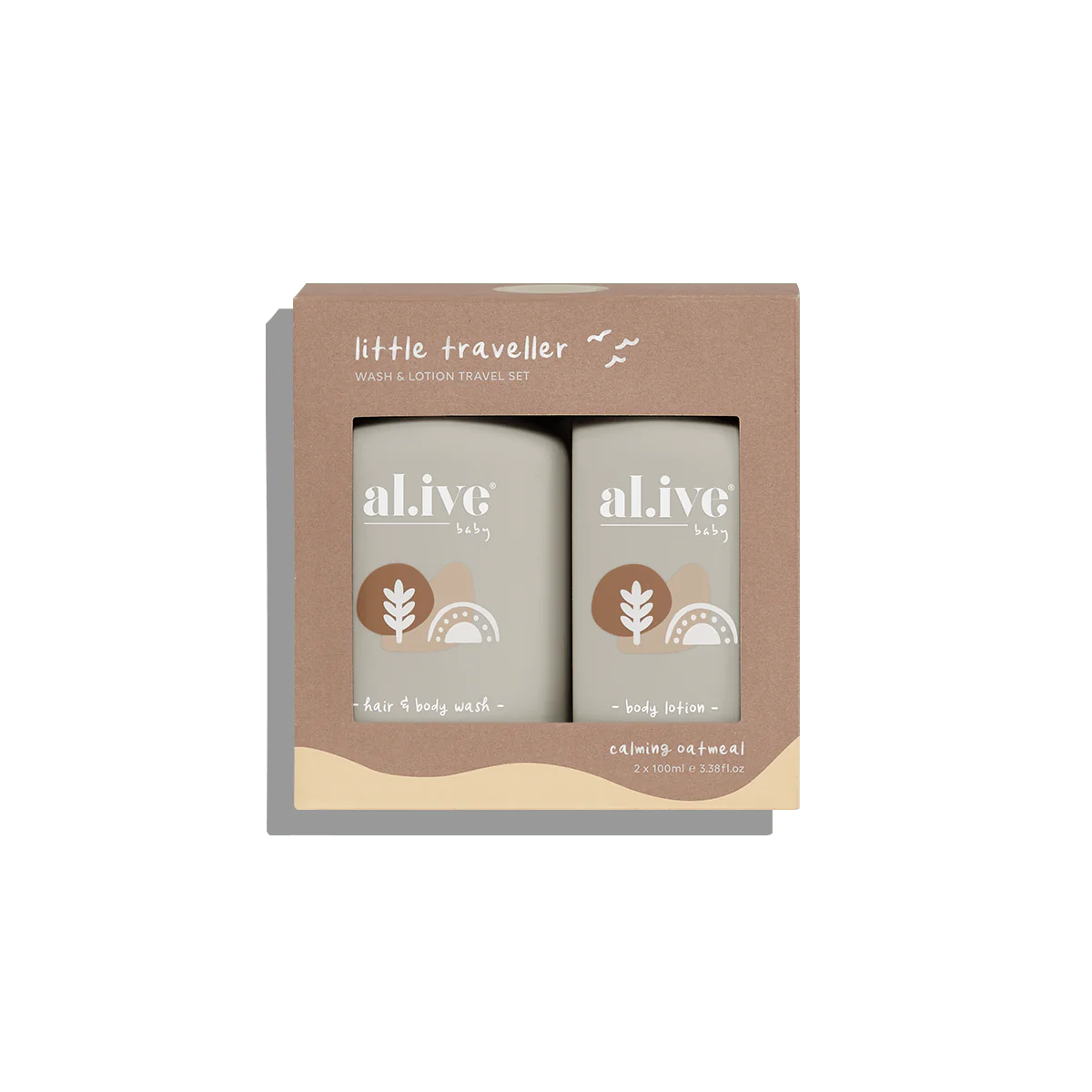 AL.IVE BODY - LITTLE TRAVELLER | WASH & LOTION TRAVEL SET