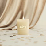 AL.IVE BODY - MINI SOY CANDLE BAUBLE - GOLDEN WATTLE & CITRUS