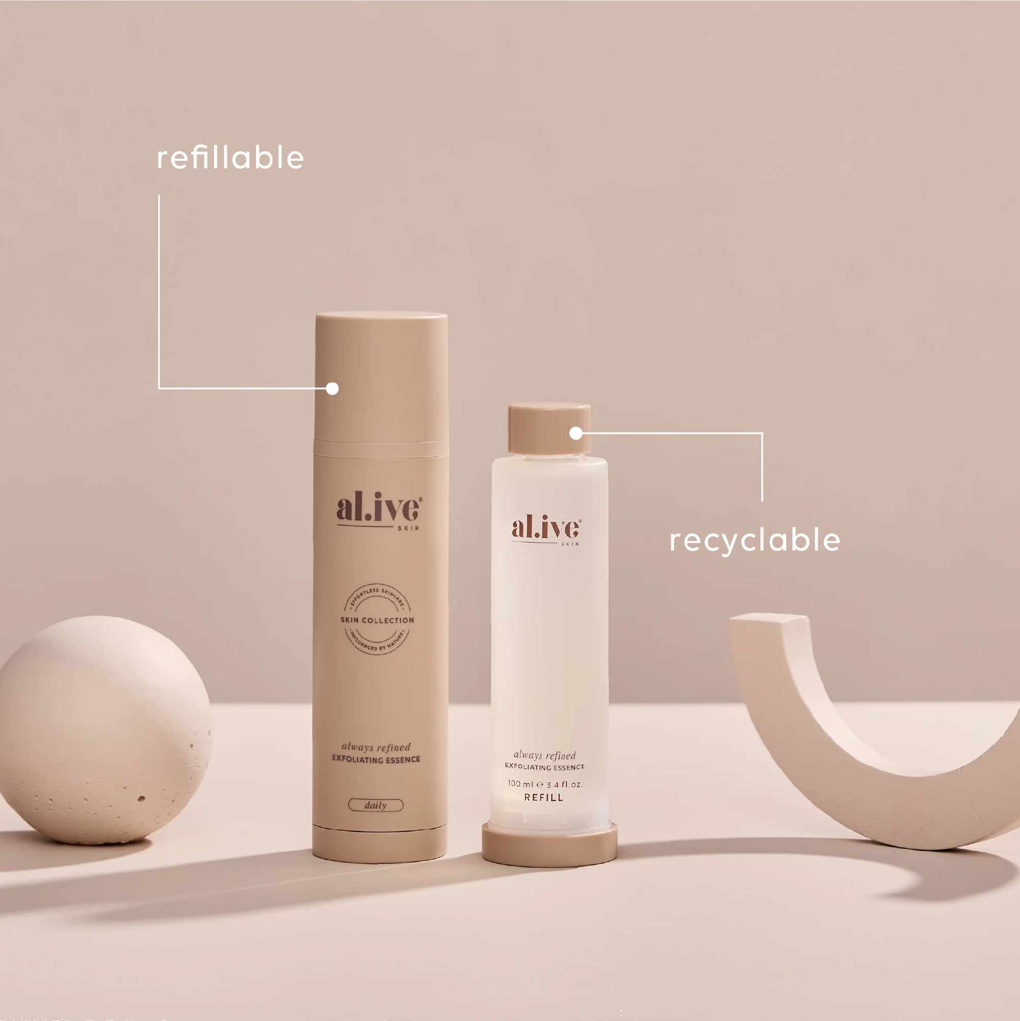 ALI.VE BODY - ALWAYS REFINED | EXFOLIATING ESSENCE | REFILL