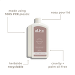 AL.IVE BODY - WASH REFILL | RASPBERRY BLOSSOM & JUNIPER 1 LITRE