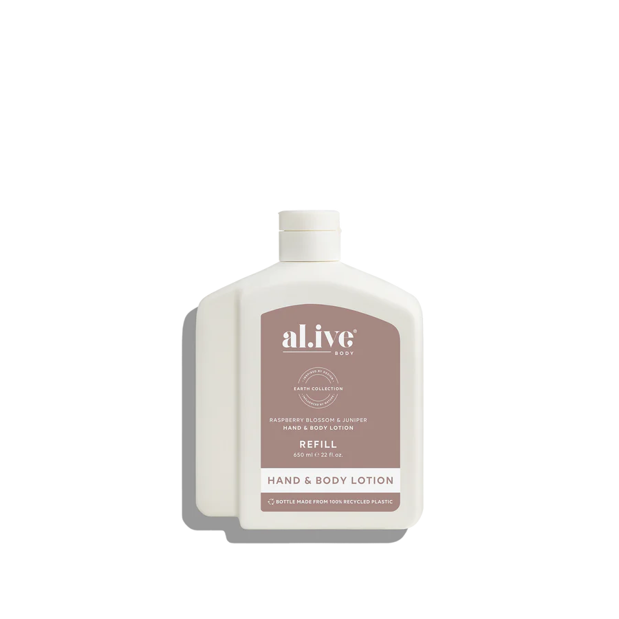AL.IVE BODY - LOTION REFILL | RASPBERRY BLOSSOM & JUNIPER 650ML