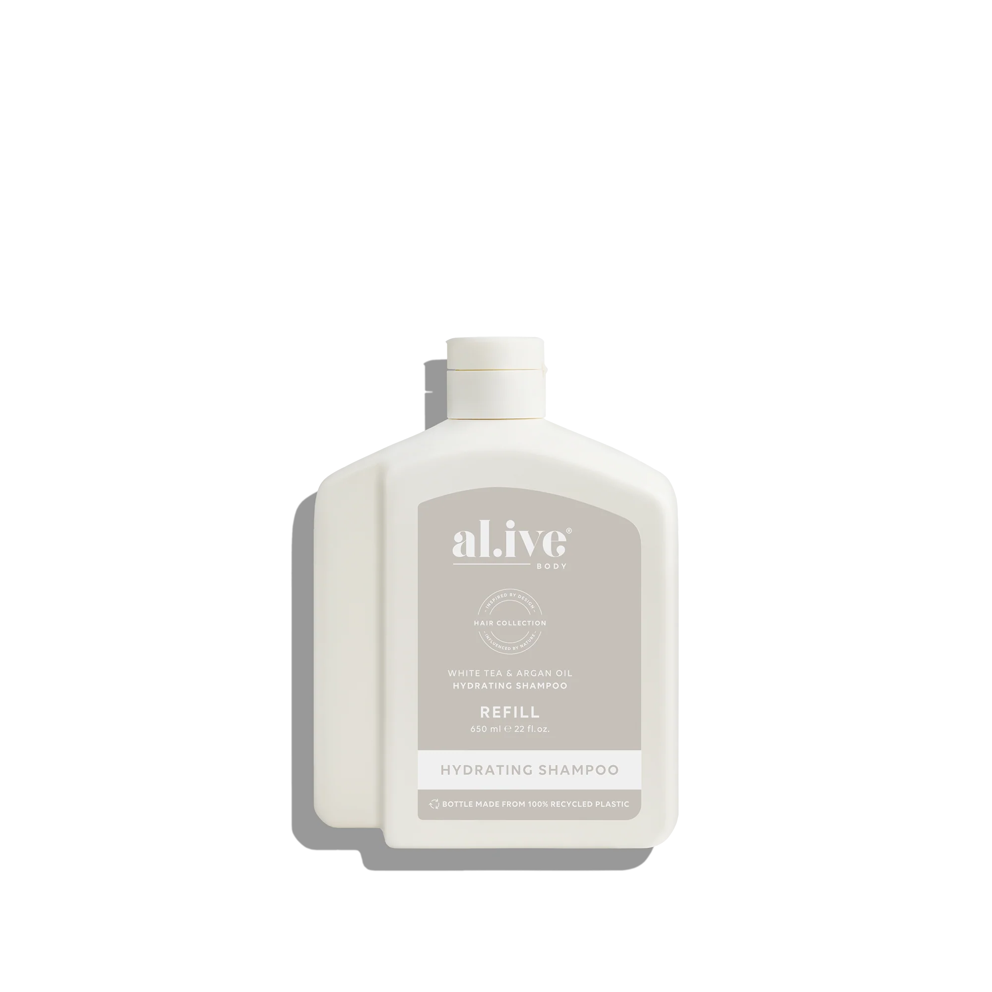 AL.IVE BODY - 650ML SHAMPOO REFILL | WHITE TEA & ARGAN OIL