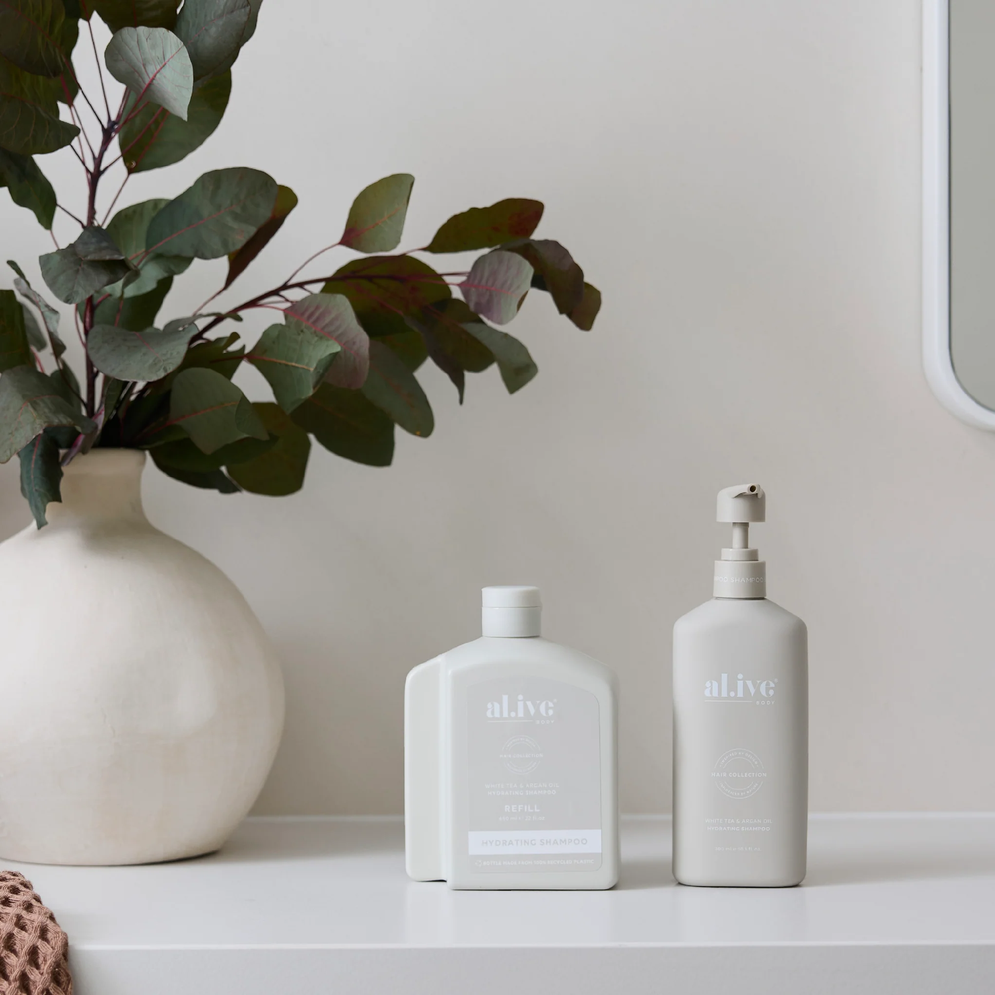 AL.IVE BODY - 650ML SHAMPOO REFILL | WHITE TEA & ARGAN OIL