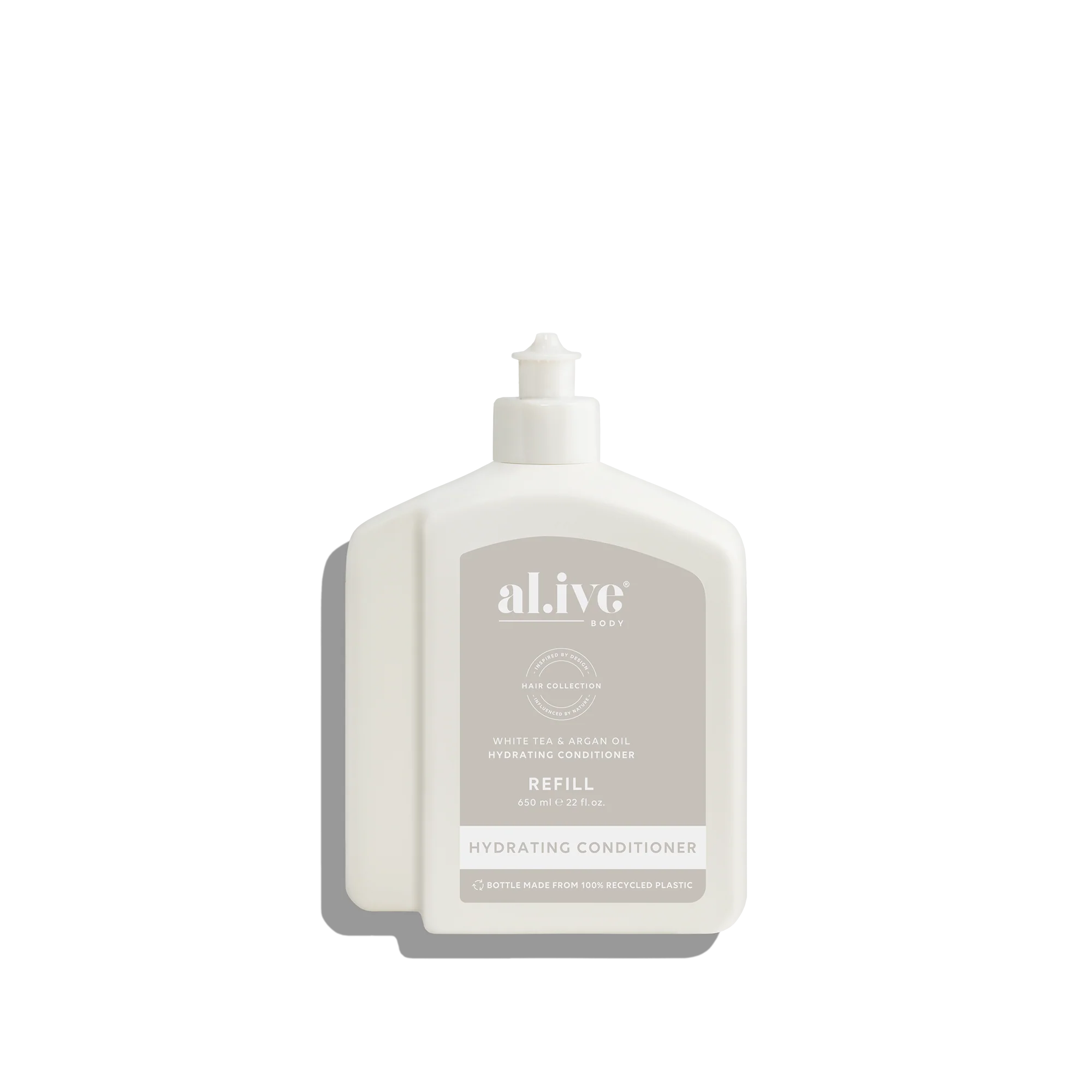 AL.IVE BODY - 650ML CONDITIONER REFILL | WHITE TEA & ARGAN OIL