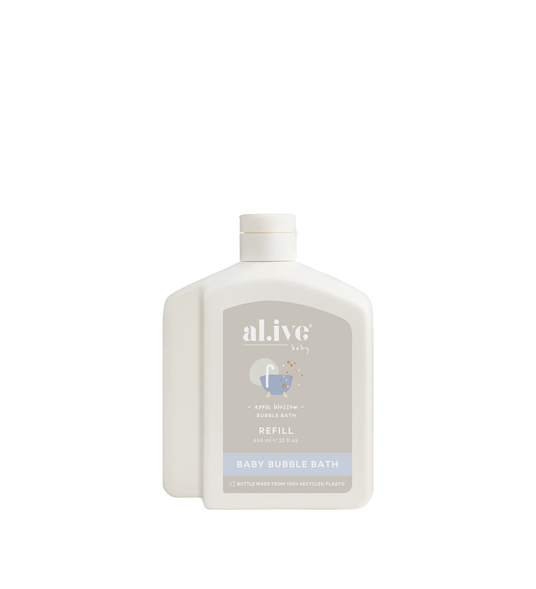 AL.IVE BODY - 650ML BUBBLE BATH REFILL | APPLE BLOSSOM