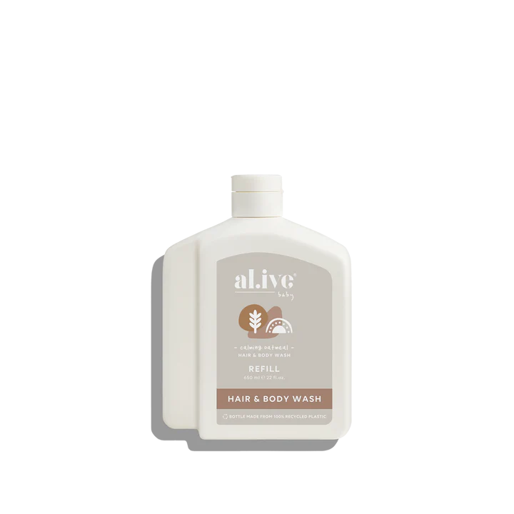 AL.IVE BODY - 650ML BUBBLE BATH REFILL | CALMING OATMEAL