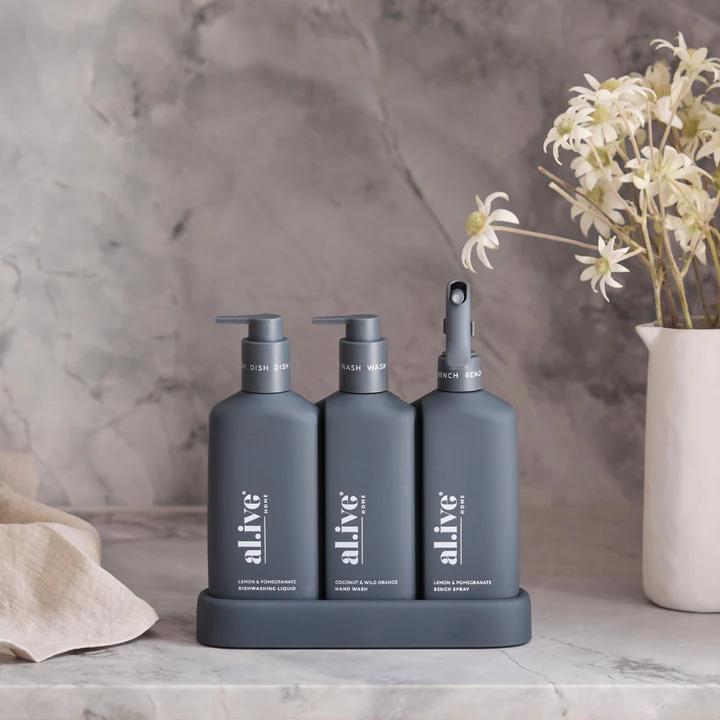 AL.IVE HOME - BLUE KITCHEN TRIO LIMITED EDITION | LEMON & POMEGRANATE AND COCONUT & WILD ORANGE