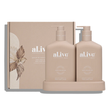 AL.IVE BODY - WASH & LOTION DUO | APRICOT & SWEET FIG