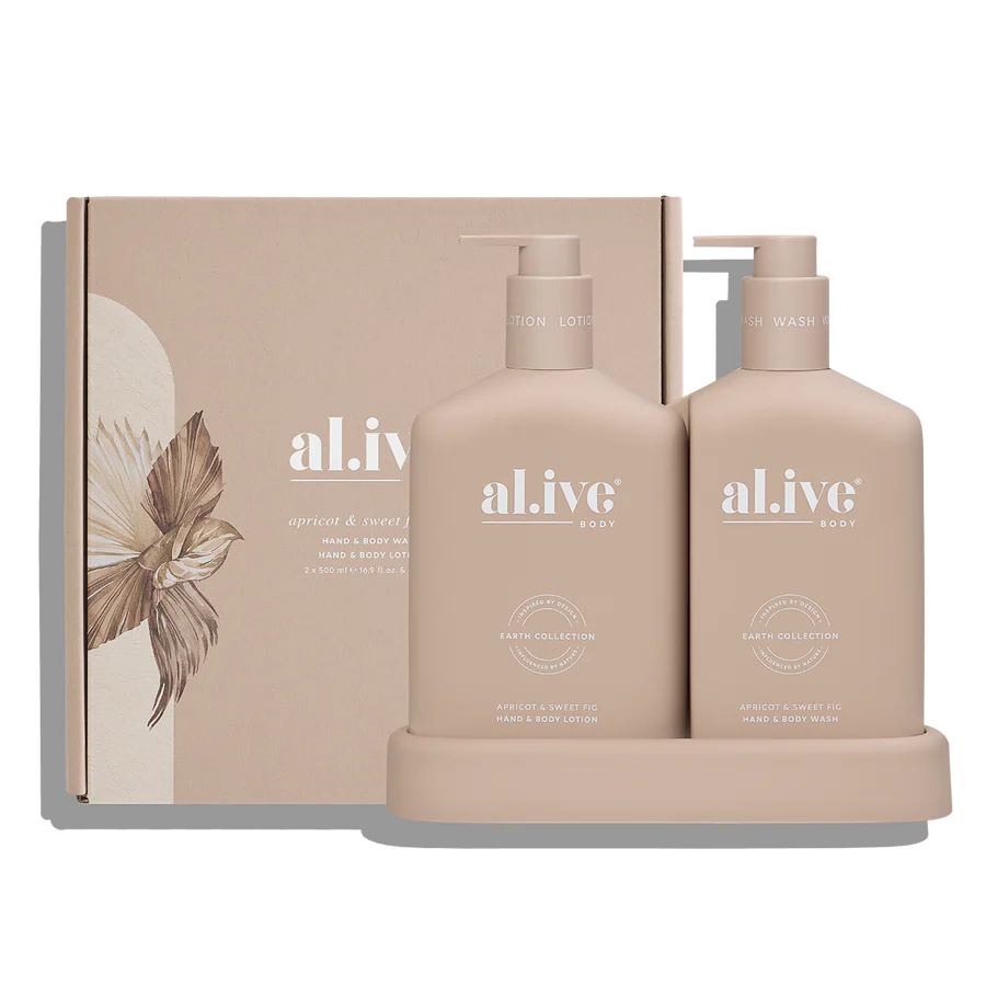 AL.IVE BODY - WASH & LOTION DUO | APRICOT & SWEET FIG