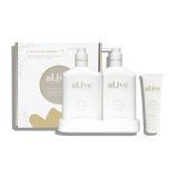 AL.IVE BODY - WASH & LOTION DUO + HAND CREAM GIFT SET | MANGO & LYCHEE