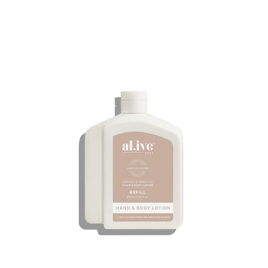 AL.IVE BODY - 650ML LOTION REFILL | APRICOT & SWEETFIG