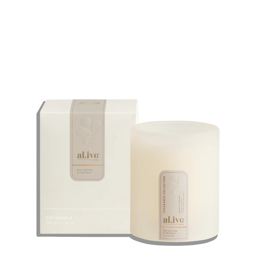 AL.IVE BODY - SOY CANDLE - SEA COTTON & COCONUT