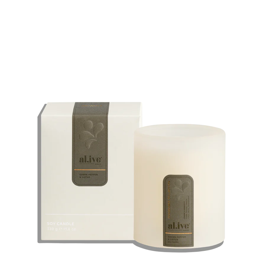 AL.IVE BODY - SOY CANDLE | GREEN PEPPER & LOTUS
