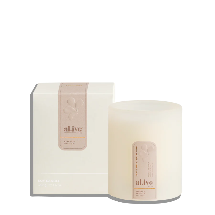 AL.IVE BODY - SOY CANDLE | APRICOT & SWEET FIG