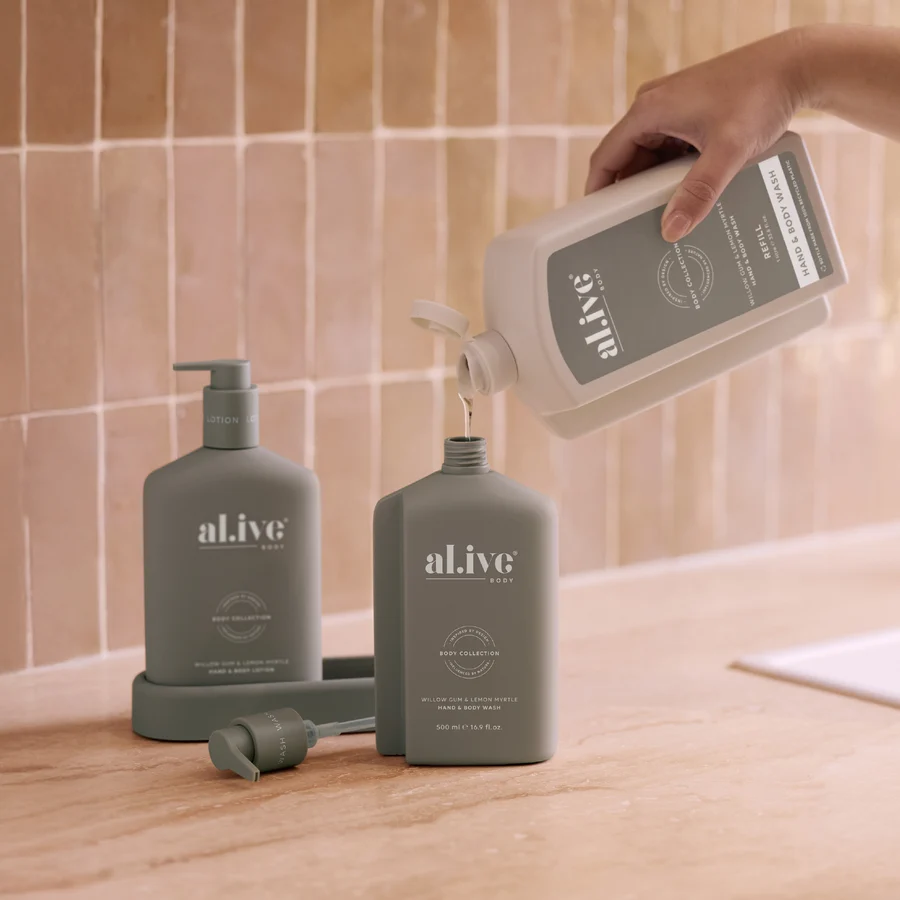 AL.IVE BODY - 1LTR WASH REFILL | WILLOW GUM & LEMON MYRTLE