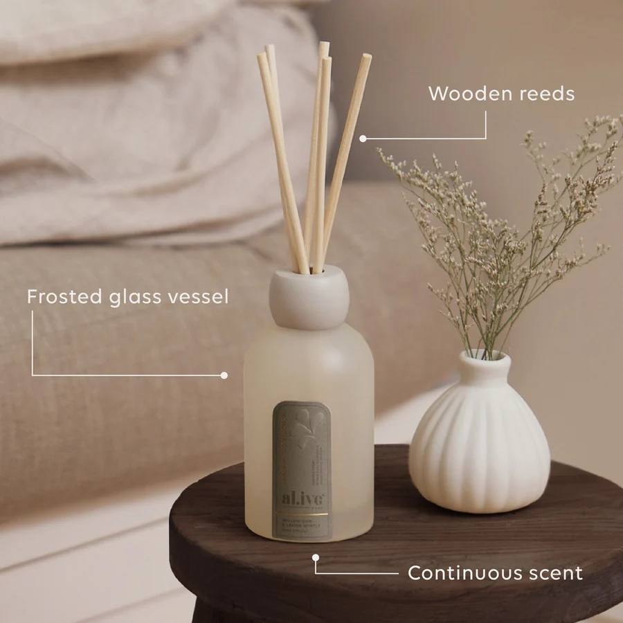 AL.IVE BODY - REED DIFFUSER | WILLOW GUM & LEMON MYRTLE