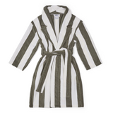 HOMMEY - ROBE | MATCHA STRIPES | S/M COTTON