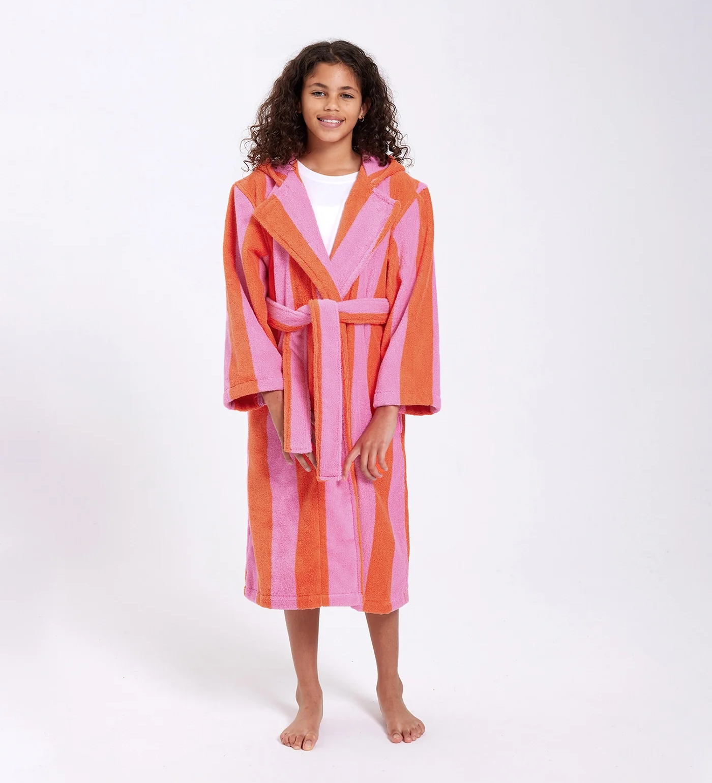 HOMMEY - KIDS ROBE | SHERBET STRIPES | M