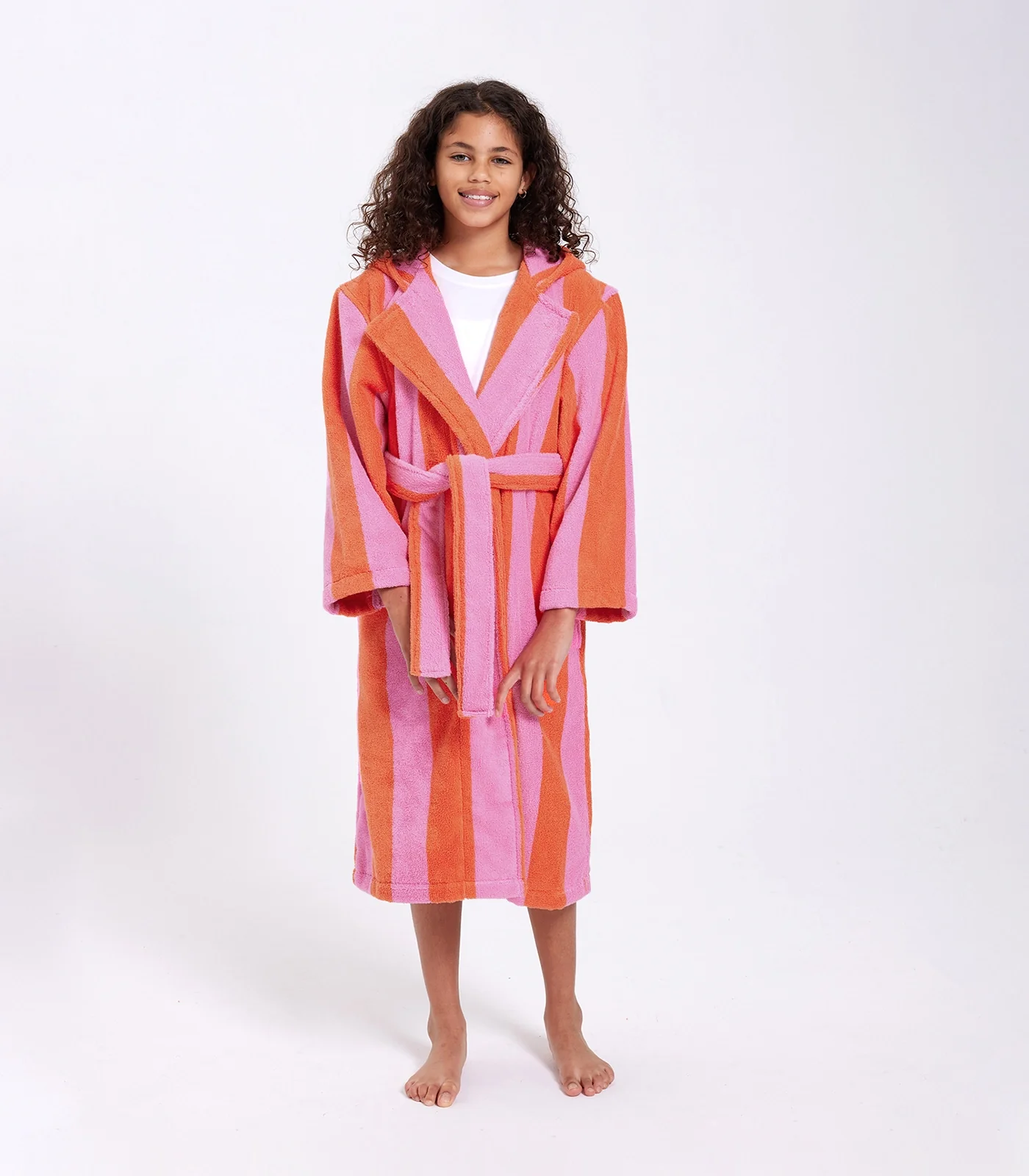HOMMEY - KIDS ROBE | SHERBET STRIPES | M