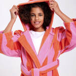 HOMMEY - KIDS ROBE | SHERBET STRIPES | M