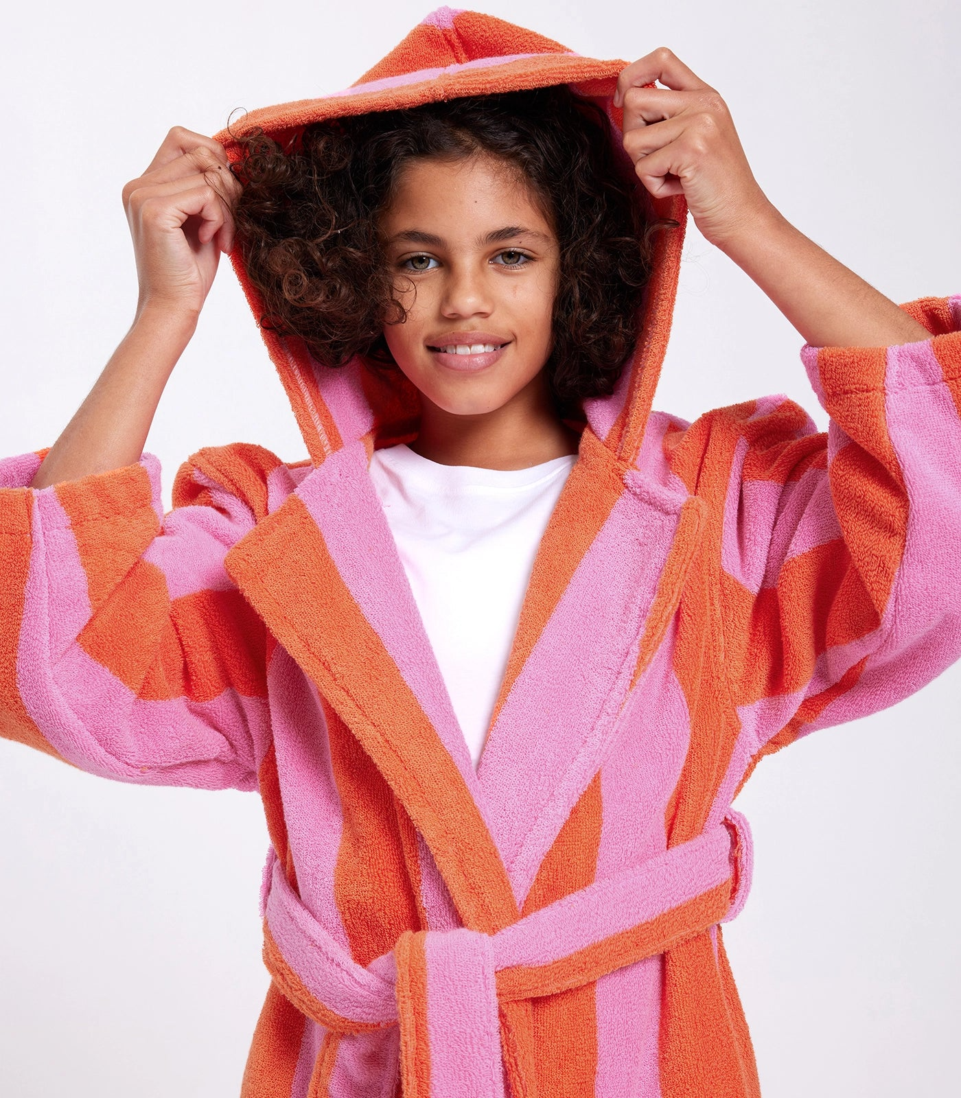 HOMMEY - KIDS ROBE | SHERBET STRIPES | M
